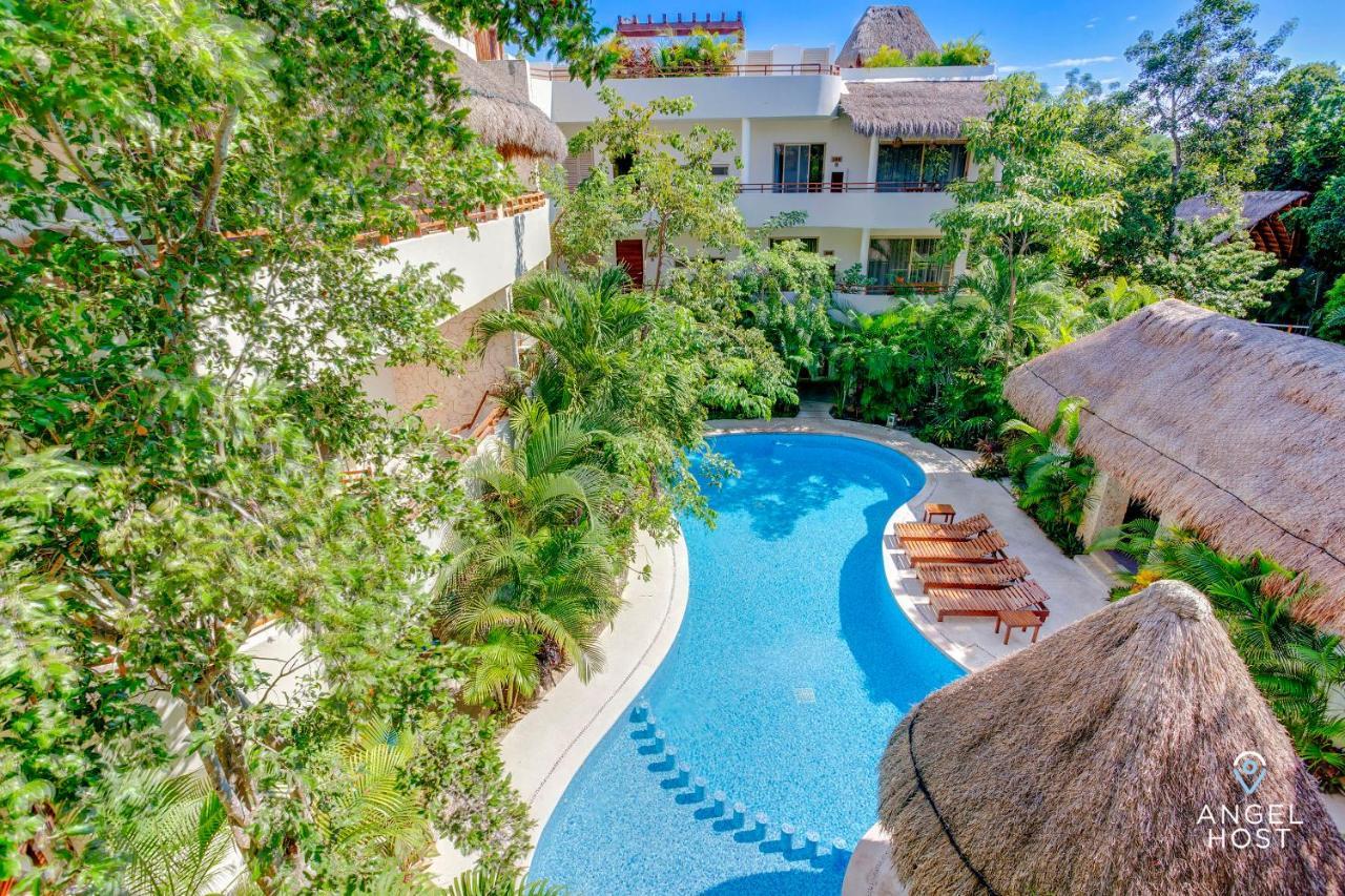 Condo Complex With An Alluring Pool & Tropical Vibes By Stella Rentals! Tulum Zewnętrze zdjęcie