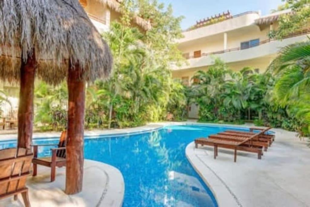 Condo Complex With An Alluring Pool & Tropical Vibes By Stella Rentals! Tulum Zewnętrze zdjęcie